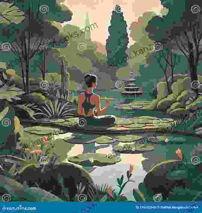 A Woman Practicing Yoga In A Lush Garden Filled With Medicinal Herbs The Yoga Of Herbs: An Ayurvedic Guide To Herbal Medicine