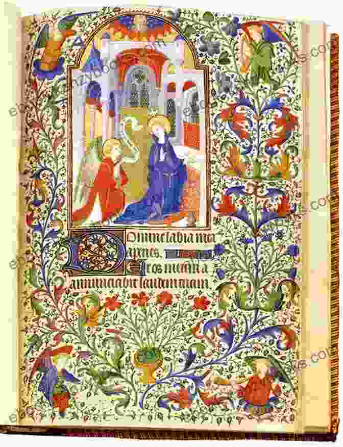 An Illuminated Page From A Medieval Manuscript Of The Cistercian Sermons Various Sermons (Cistercian Fathers 84)