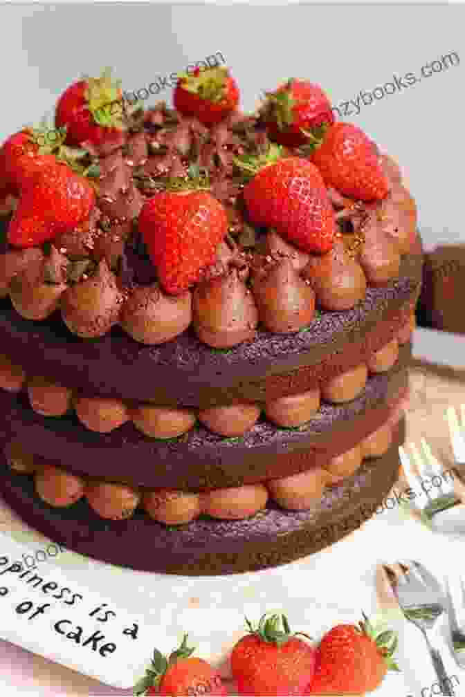 Chocolate Vegan Cake Topped With Berries Plant Based Cookbook For Beginners: The Bible Of Vegan Vegetarian Cooking 1500 Days Of Tasty And Easy To Cook Recipes Discover How To Make Delicious This Healthy Lifestyle FULL COLOR EDITION