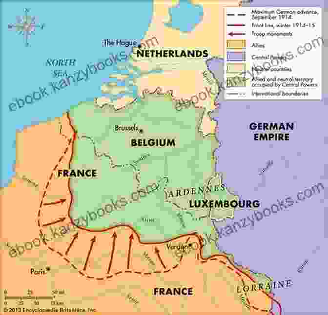 Detailed Map Of The Battle Of Marne 1914 Battlefield The Battle Of Marne 1914: A Battlefield Guide