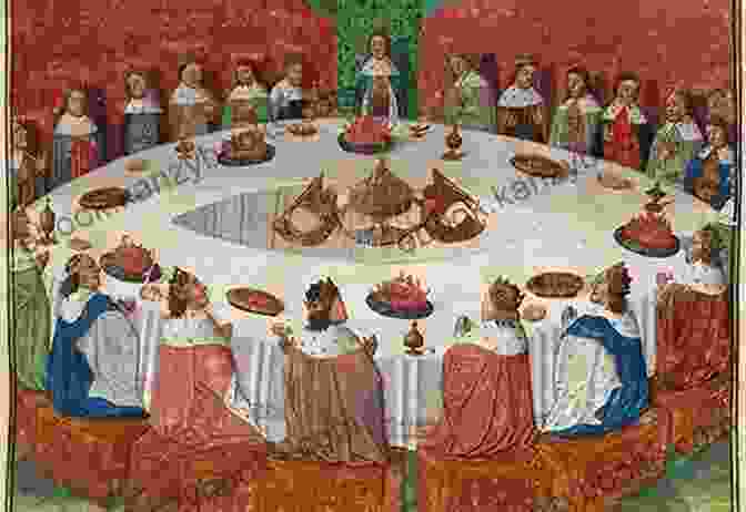 The Knights Of The Round Table Gathered Around The Iconic Table Gwenevere And The Round Table