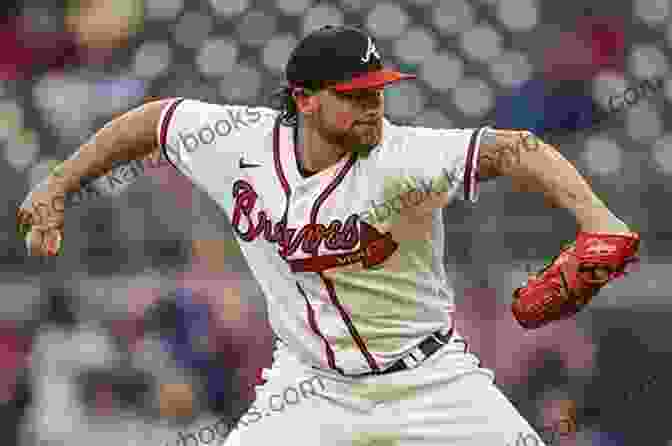 Tim Green Pitching For The Atlanta Braves Baseball Great Tim Green