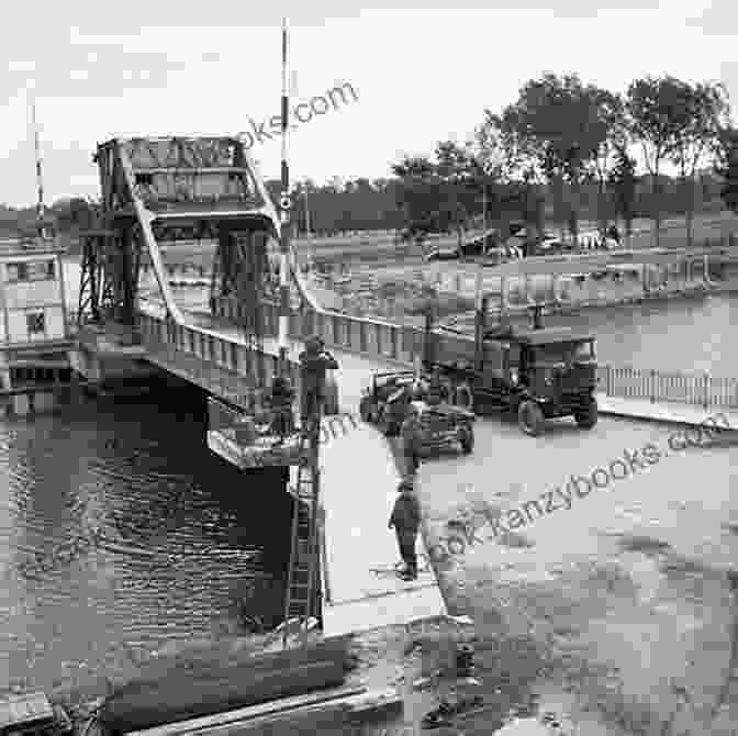 Vintage Image Of British Paratroopers Capturing Pegasus Bridge The Normandy Battlefields: D Day And The Bridgehead (Then Now)