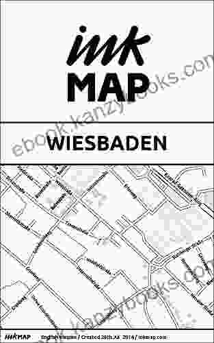 Wiesbaden Inkmap Maps For EReaders Sightseeing Museums Going Out Hotels (English)