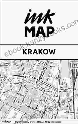 Krakow Inkmap Maps For EReaders Sightseeing Museums Going Out Hotels (English)